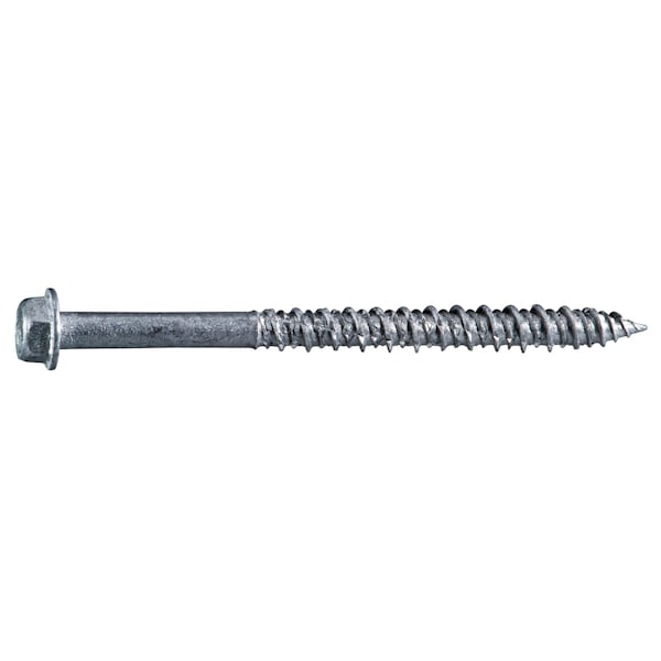 Midwest Fastener Masonry Screw, 1/4" Dia., Hex, 3 1/4 in L, 410 Stainless Steel 50 PK 54788 - main